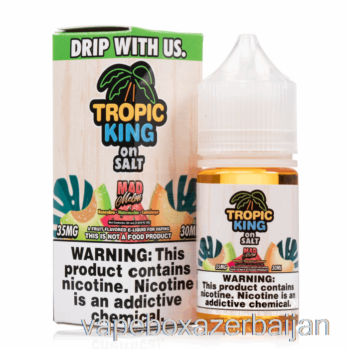 E-Juice Vape Mad Melons - Tropic King On Salt - 30mL 50mg